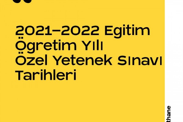  ÖZEL YETENEK SINAVLARI TARİHLERİ SIRALI TAKVİMİ 