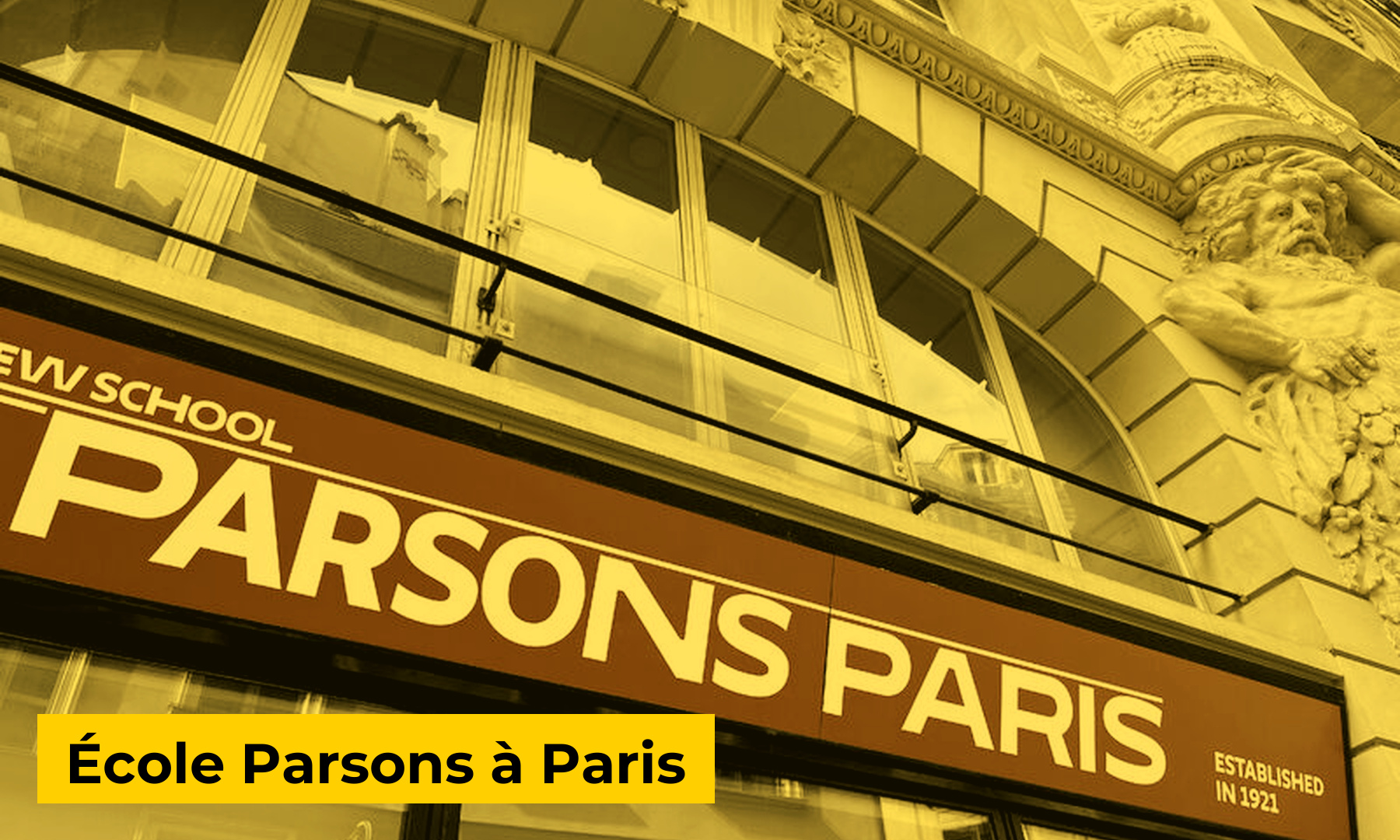 École Parsons à Paris